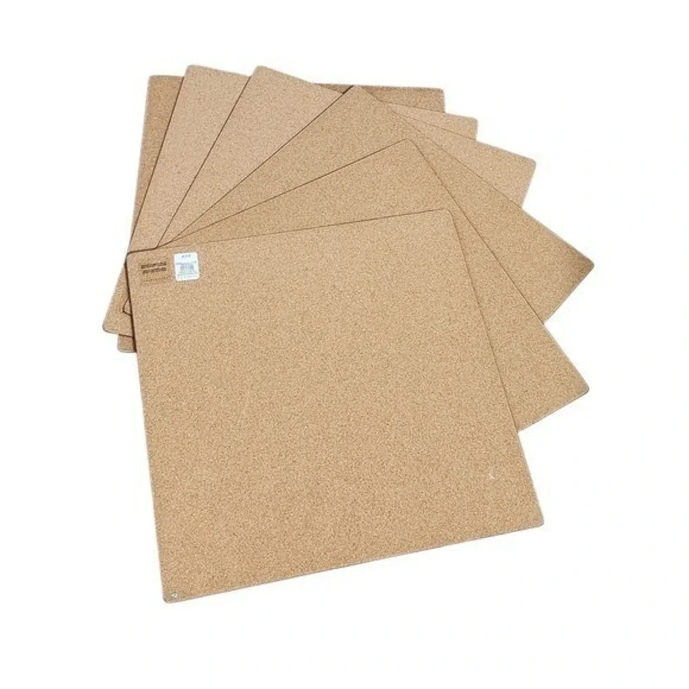 Pottery Barn Christmas Holiday Light String Cork Placemats & Napkins Set of 5‎